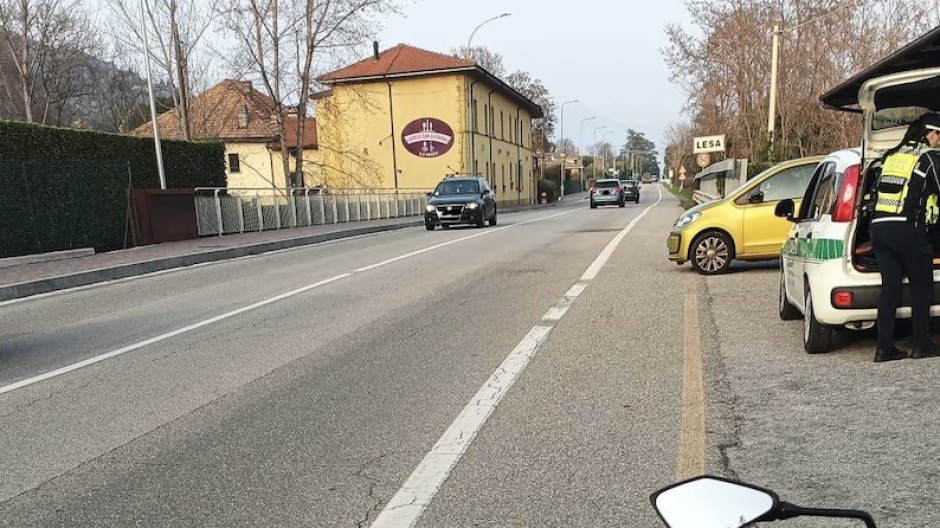 Lesa, Polizia Locale: effettuati controlli sul rettilineo di Solcio